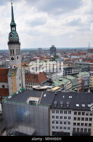 München, Deutschland - 02.Mai 2016: ein Blick auf die Berliner Innenstadt Stockfoto