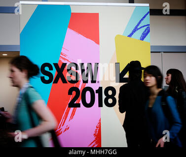  Speichern Download Vorschau South by Southwest jährliche Musik, Film und interaktive Konferenz und Festival in Austin, Texas. Stockfoto