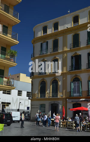 Museo Casa Natal de Picasso, Plaza de Merced, Malaga, Andalusien, Spanien Stockfoto