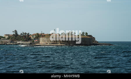 Sklaverei Festung auf der Insel Goree, Dakar, Senegal Stockfoto