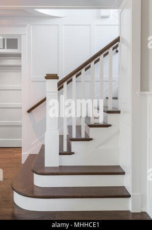 Treppenstufen Seitenansicht Stockfoto