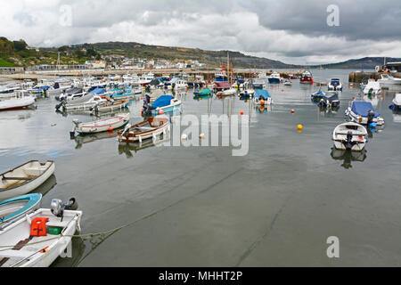 Polpular Badeort von Lyme Regis, Dorset Stockfoto