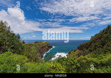 Kauai Leuchtturm von Kilauea Point Hawaii Insel Stockfoto