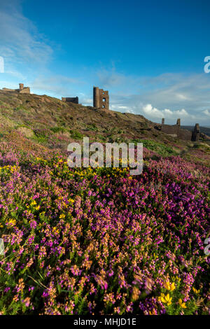 Wheal Coates; Motor; die hl. Agnes, Cornwall, UK Stockfoto