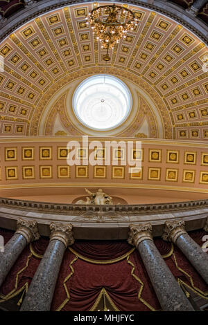 Washington DC interne capitol Dome anzeigen Stockfoto