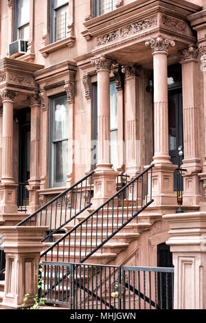 Der Leiter des New York Harlem Gebäude Stockfoto