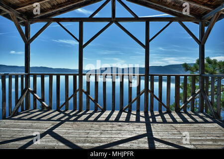 Saguenay Fjord Blick auf sonnigen Sommertag Stockfoto