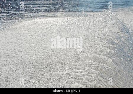 Schiff im Pazifik Stockfoto