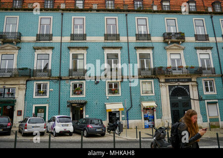 Villa Sousa, Alfama, Lissabon, Portugal Stockfoto