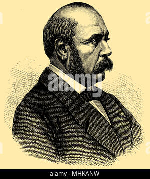 Alexandre Auguste Ledru-Rollin (geboren 2. Februar 1807, starb am 31. Dezember 1874), Stockfoto
