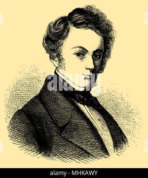 Gustav Albert Lortzing (23. Oktober 1803 geboren, starb, 21. Januar 1851), Stockfoto