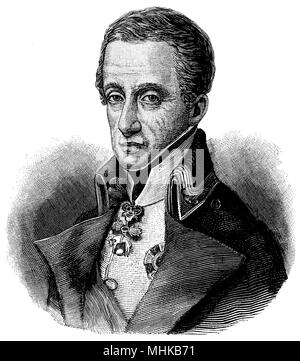 Karl, Erzherzog von Österreich (September 5, 1771 geboren, starb am 30. April 1847); Karl, Erzherzog von Österreich (geboren am 5. September 1771, d. 30. April 1847), Stockfoto