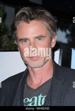 Beverly Hills, CA. Mai, 2018. Sam Trammell bei der Ankunft für die Möwe Premiere, Writers Guild Theater, Beverly Hills, CA Mai 1, 2018. Credit: Elizabeth Goodenough/Everett Collection/Alamy leben Nachrichten Stockfoto