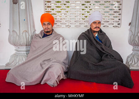 Pilger, Goldener Tempel, Amritsar, Punjab, Indien Stockfoto