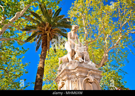 Brunnen in Dubrovnik Detailansicht, Dalmatien Region von Kroatien Stockfoto