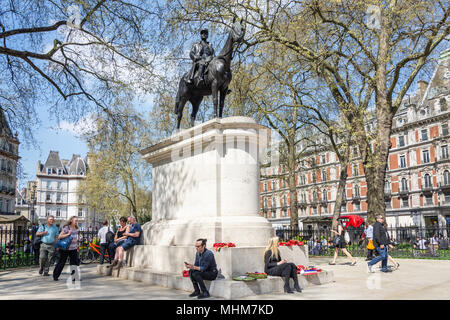 Ferdinand Foch Statue, Buckingham Palace Road, Victoria, Westminster, London, England, Vereinigtes Königreich Stockfoto