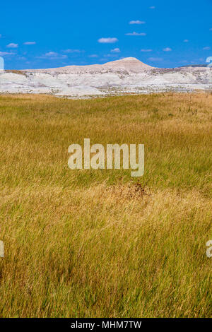 Buffalo Gap National Grassland in die South Dakota Badlands. United States National Grassland sind geschützte Gebiete der Vereinigten Staaten. Stockfoto