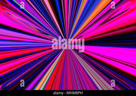 Abstrakte farbenfrohe infinity Muster Stockfoto