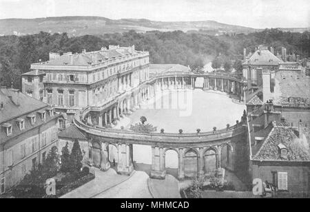 MEURTHE-ET-MOSELLE. Nancy. Place de la Carrière 1900 alten, antiken Drucken Stockfoto