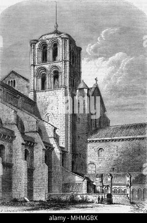 Kloster Vezelay, Burgund, Frankreich Stockfoto