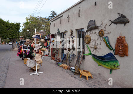 Mexikanische Souvenir shop in Loreto Baja California Stockfoto