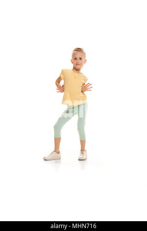 Die Kinder tanzen, Schule, Ballett, Hiphop, street, funky und moderne Tänzer Stockfoto