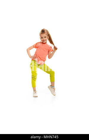 Die Kinder tanzen, Schule, Ballett, Hiphop, street, funky und moderne Tänzer Stockfoto