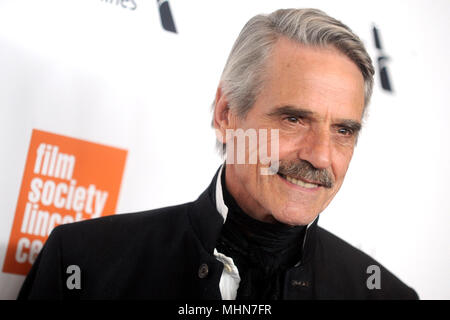 Jeremy Irons die Teilnahme an der 45. Chaplin Award Gala in der Alice Tully Hall am 30. April 2018 in New York City. Stockfoto