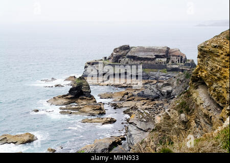 Vauban Festung an der Pointe des Capucins, Camaret-sur-Mer, Finistère, Bretagne, Frankreich Stockfoto