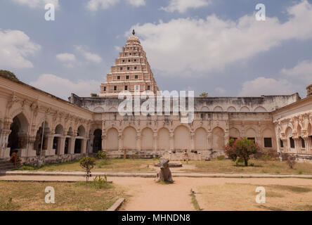 Asien, Indien, Tamil Nadu, Thanjavur, Thanjavur Maratha Palace Stockfoto