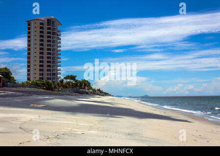 Blick auf Gorgona Strand an der südlichen Küste von Panama, beliebte expat Umsiedlung. Stockfoto