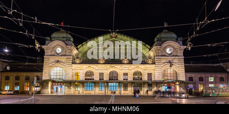 Basel SBB Bahnhof in der Schweiz Stockfoto