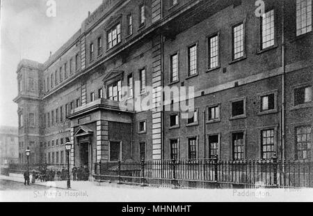 St Mary's Hospital, Paddington, London. Datum: ca. 1905 Stockfoto