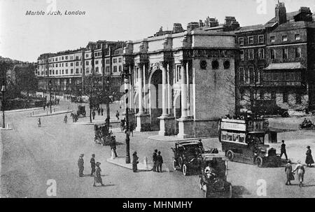 Marble Arch, Oxford Street, London W1 Stockfoto