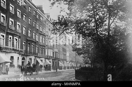 Montagu Square, Marylebone, London W1 Stockfoto