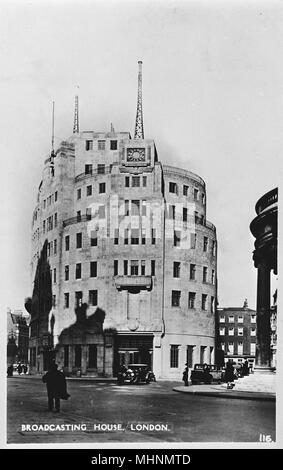 Broadcasting House, Langham Place, London Stockfoto