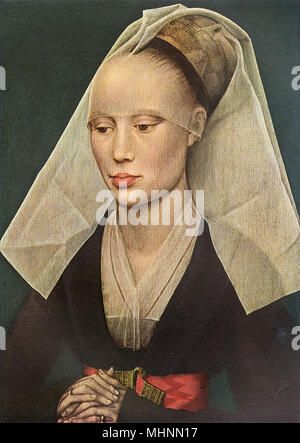 Porträt einer Lady von Rogier van der Weyden Stockfoto