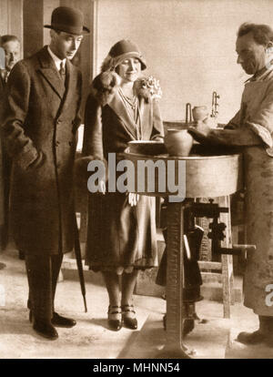 Herzog und Herzogin von York - Ashtead Potteries, Surrey Stockfoto