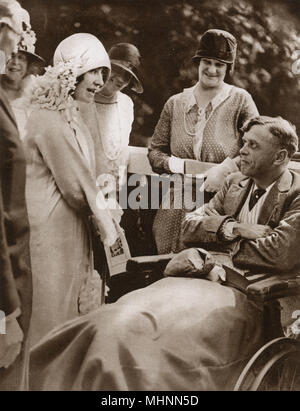 Herzog von York und Pater King George V. bei der Royal Horse Show Stockfoto