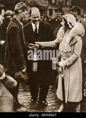 Die Herzogin von York in der Abercynon Colliery, South Wales Stockfoto