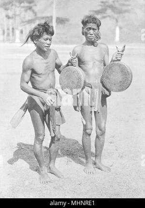 Philippinen. Bontoc Igorots von North Luzon; 1900 alte antike Bild drucken Stockfoto