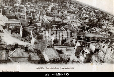 Adana, Türkei - nach dem armenischen Massaker von 1909 Stockfoto