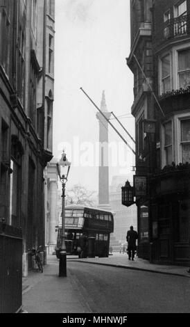 Warwick House Street mit Blick auf Trafalgar Square, London Stockfoto