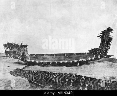 Maori Kanu, Neuseeland Stockfoto