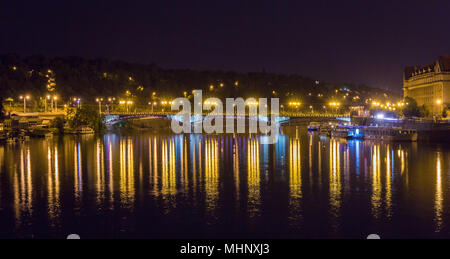 Svatopluk Cech Brücke in Prag - Tschechische Republik Stockfoto