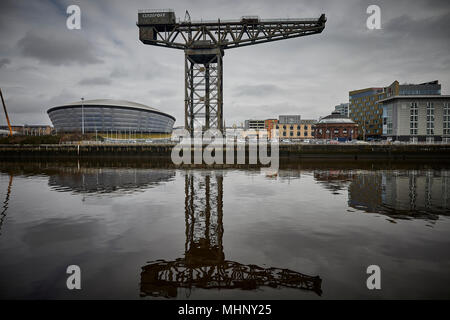 In Schottland, Glasgow Finnieston Kran Stockfoto