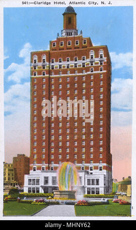 Claridge Hotel, Atlantic City, New Jersey, USA Stockfoto