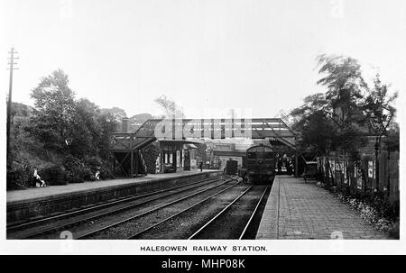 Halesowen Bahnhof, Dudley, West Midlands Stockfoto