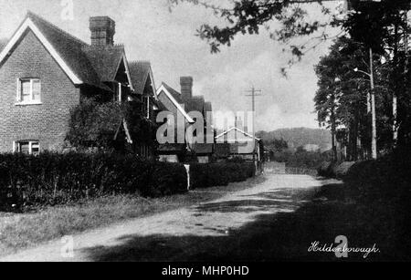 Ruhige Landstraße in Hildenborough, in der Nähe von Tonbridge, Kent Stockfoto