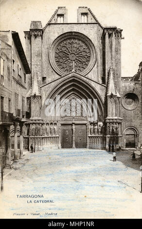 Die Kathedrale, Tarragona, Katalonien, Spanien Stockfoto